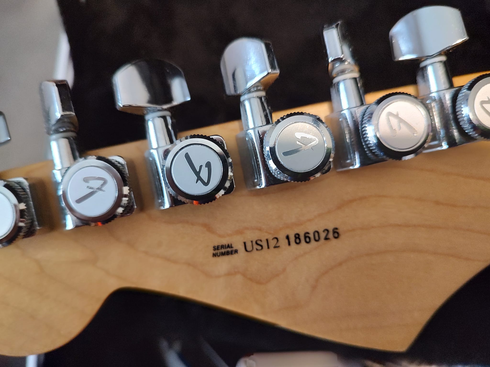 Guitar serial number