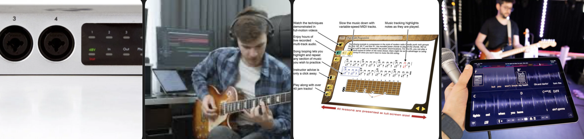 Backing tracks and practice tools resource