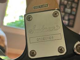 Jackson headstock serial number example